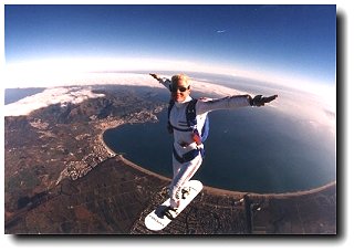 Skysurfing over Empuria