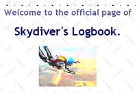 Skydiver's Logbook