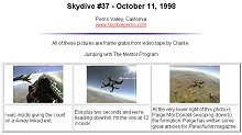 Skydive Web of Paul Quade