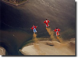 Flight over the Marsdiep in Holland